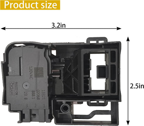 WH01X27954 Washer Lid Lock Switch for GE Hotpoint Top Load Washing Machine, Compatible with 290D1580P001