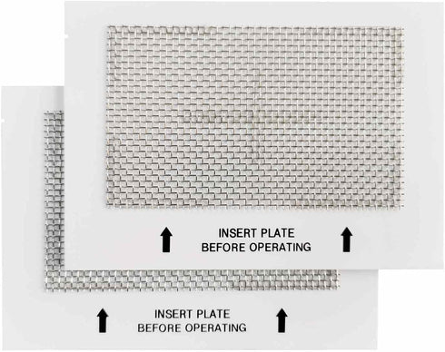 Universal Ceramic Ozone Plates, Washable Replacement for Generic Ozone Generators, 6.5" x 4.5" Inches, 2 Pack