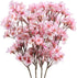 4Pcs Fake Cherry Blossom Flowers, 15.7" Artificial Silk Branches for Home Party Wedding Decoration, Pink