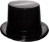 Windy City Novelties 12 Pack Black Plastic Top Hats