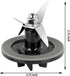 Replacement Parts Blender Blade Assembly with 3 Pieces Blender Gaskets,Fit for Cuisinart CBT-500, SB5600, CB600