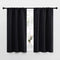 NICETOWN Halloween Black Out Curtain Panels - Energy Smart Thermal Insulating Drapes for Small Window (2 Panels)