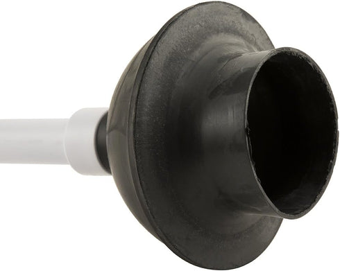 PlumbCraft 14-18-in. Stow-Away Plunger, Heavy Duty Toilet Plunger with Adjustable Handle, 7503500