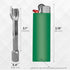 brocoli Mini Stainless Steel Scoop and Tamp Tool for Dry Herbs Spices Powder Salt Glitter by