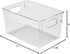 Simplify Large Horizontal Organizer Bin, Multi-Purpose Storage for Fridge, Bathroom, Desk, and Cosmetics