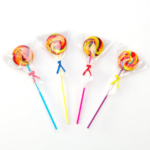 BEFORYOU 6 Inch Cake Pop Sticks Set, Pack of 300 with 100 Pieces Parcel Bags, Colorful Treat Sticks