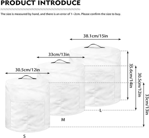 Starry Night Cats Pattern Pressure Cooker Cover for 8 qt Instant Pot, Kitchen Appliance Dust Cover with Pockets for