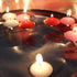 Floating Candles,Classic Unscented Tealight Shape Candles with 100PCS Silk Rose Petals,Mini Candle Discs for Weddings,Anniversaries,Birthdays,Home Decoration,Spa,Relaxation,10PACK (Pink) by T-shin