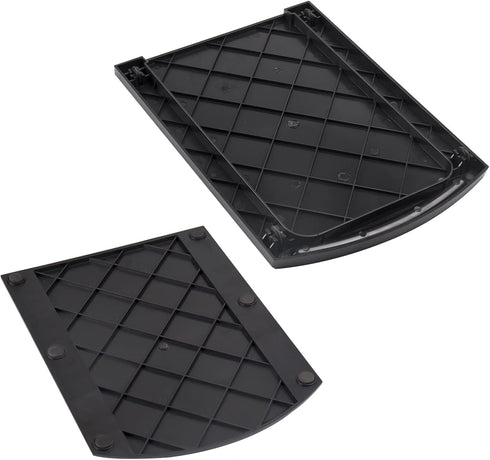 Bruvoalon Kitchen Appliance Sliding Tray - 2 Pack Slider for Coffee Pot, Toaster, KitchenAid Mixer, Blenders with