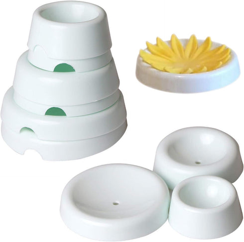 Set of 12 Fondant Forming Cups - Button Shaped Drying Holder for Cake Decorating Tools by EORTA
