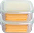 WonLiq 2 Pack-Cheese slicer Storage Containers with lids airtight Keeps slice Cheese Fresh