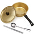 AHIER Korean Ramen Cooking Pot with Lid, Spoon, and Chopsticks, Fast Heating Noodle Pot for Kitchen Cookware (Single