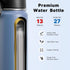 koodee Water Bottle with Straw, 12 oz Stainless Steel Double Wall Vacuum Insulated for School, BPA Free (Royal Blue)