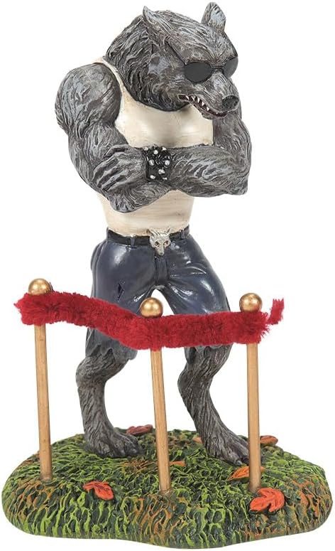 Department 56 Snow Village Halloween Accessories, Werewolf Bouncer Figurine, Hand Painted Collectible Home Decor