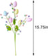 VSHZXFH 4pcs Artificial Easter Spray Vine with Pastel Easter Eggs and Berries- Decorative Spring Floral Stems-Egg Twig