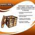 Minecraft Crafting Table 13-Inch Storage Bin Chest with Lid, Foldable Fabric Basket Container, Home Decor Essentials
