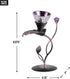 Gifts & Decor Lilac Lily Pad Tealight Candleholder, Centerpiece Stand