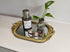 12.5" 8" Gold Mirror Tray| x | Mirror Trays for Vanity Elegant Guest Card Holder & Versatile Home/Vanity Decor |