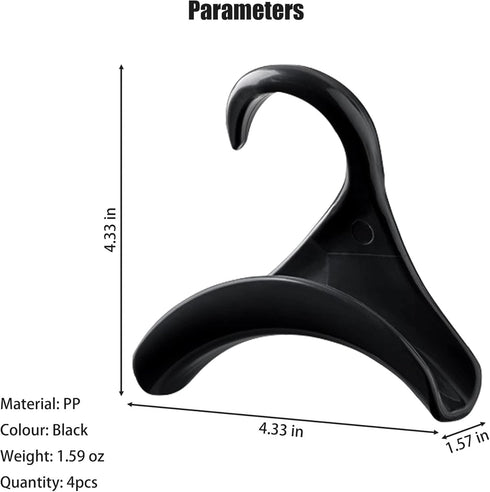 Multifunctional Handbag Closet Hanger, Plastic Purse Hanging Hook for Organizing Bags, Scarves, and Accessories