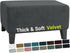 MAXIJIN Velvet Ottoman Slipcover Oversized Stretch Square Rectangle Footstool Slipcover Folding Storage
