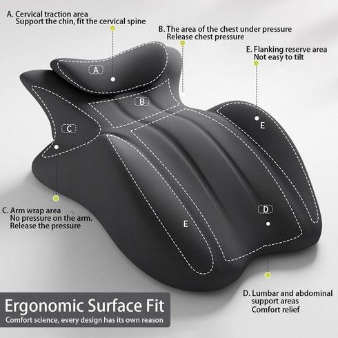 jatleyming 27 Memory Foam Wedge Pillow Couples Pillow - Intimacy Butt Pillow Cushion for Lumbar Support, Lift