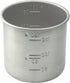 Daiso Japanese Rice Measuring Cup, Stainless Steel, 180cc = 1 Gou Cup