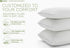 Set 2 Nappler Cooling Pillow for hot Sleepers -Bed Pillows Standard Size Premium of - Adjustable Shredded Memory Foam