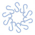 Mini Skater 2.5" Small Plastic S Shaped Hooks, Multifunctional Portable Hanging for Plants, Kitchen, Bathroom, Clothes