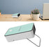 Mini Air Heater, Desktop Electric Warmer with Rotatable Bracket, Quick Heating for Home Office (Cyan)