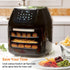 Replacement Dehydrator Racks for 6qt Chefman, Caynel, Power Air Fryer Oven, 3 Pieces