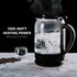 OVENTE Electric Glass Kettle 1.5 Liter, 1500W Instant Hot Water Boiler with ProntoFill Tech, Black KG516B