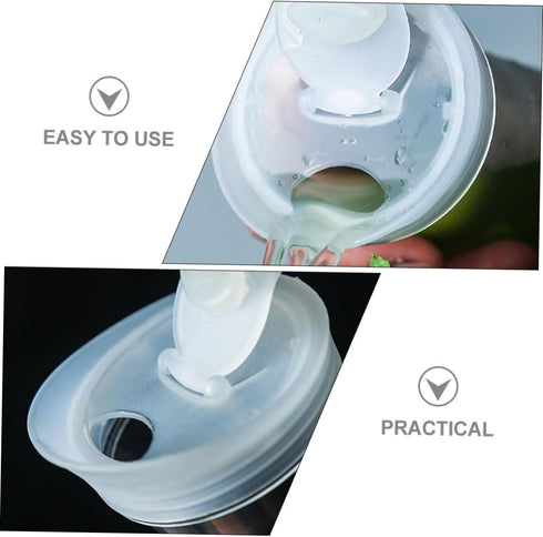 2pcs Cold Water Bottle Plastic Lid, Airtight Covers for Water Jug, Replaceable Jug Lid for Household Teapot
