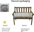40 Settee Storage,40 20",Khaki Outdoor Bench Cushions in with Ties Waterproof Tufted Thicken Patio Swing Chair Cushion