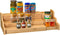 Spice Rack Kitchen Cabinet Organizer, 3 Tier Bamboo Expandable Display Shelf