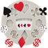 3D Casino Themed Poker Silicone Molds, Mini Heart Molds for Cake Decorating, Cupcake Topper, Candy Set of 1