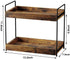 2-Tier Counter Countertop Bathroom Organizer, Wood Kitchen Spice Rack, Vanity Cosmetic Makeup Organizers Shelf