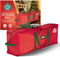 HOLIDAY SPIRIT Heavy-Duty Christmas Tree Storage Bag, Waterproof with Reinforced Handles & Zipper, Fits 7.5FT Tree, Red