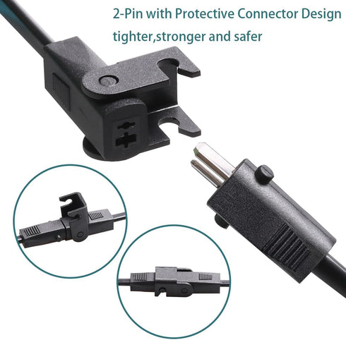 Universal Power Recliner Lift Chair Power Supply Transformer 2-pin 29V 2A Adapter with US Plug & 6.5Ft Motor Extension