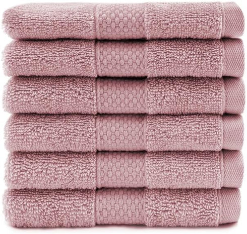 Maisonette Loft Egyptian Cotton Turkish Hand Towels - Soft, Absorbent Washcloths for