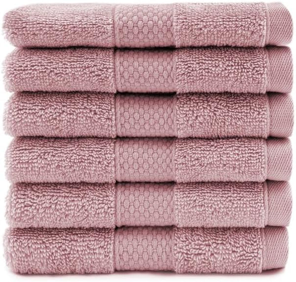 Maisonette Loft Egyptian Cotton Turkish Hand Towels - Soft, Absorbent Washcloths for