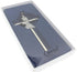 Silver Toned Girl Wall Cross, Infant Blessing Baby Plaque, Wall Decor Gift