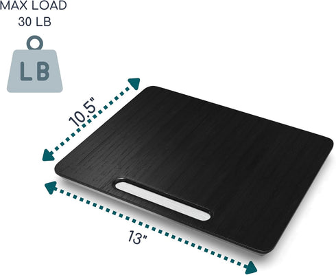 Ibyx Elegant Sliding Tray for Coffee Maker & Heavy Kitchen Appliances, Sturdy, Black Medium Size