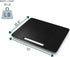 Ibyx Elegant Sliding Tray for Coffee Maker & Heavy Kitchen Appliances, Sturdy, Black Medium Size