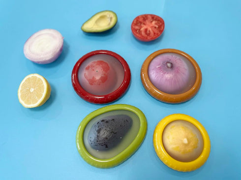 4PC Silicone Fruit and Vegetable Storage Containers Set for Fridge, Onion, Avocado, Tomato Saver