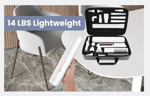 Cordless Handheld Vacuum Cleaner Kit for Home, Office, Car, 7500mAh Rechargeable Battery, 12000PA Powerful Motor