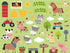 Fun Express Make Your Own Farm Sticker Scene - 12 Large Sheets - DIY Stickers for Kids - Party Favors