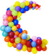 Runch 100pcs Latex Balloons, 12inch Multicolor, Premium Thick Balloons for Birthday, Party, Christmas, Wedding