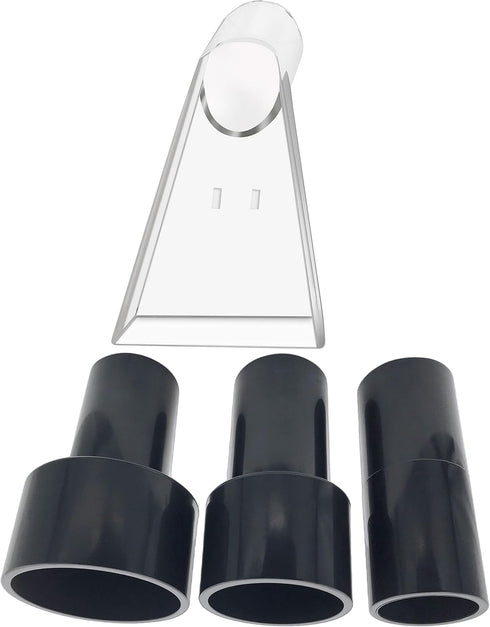 Universal Work with All Shop Vacs, 2-1/2" & 1-7/8" & 1-1/4" Adapters for Upholstery & Carpet Cleaning