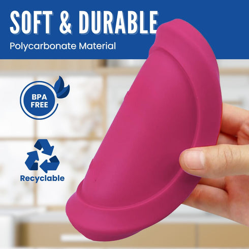 Replacement Lid for Pyrex 5" Storage Plastic Cover 2 Cup Bowl 7200-PC Fuchsia (6-Pack)
