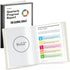 CRANBURY Art Portfolio Binder, 9x12 Black with 24 Clear Sleeves, Displays 48 Pages